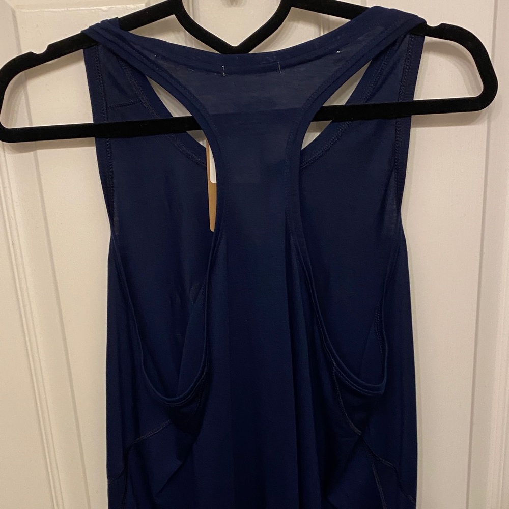 NWT Brooks Navy Blue Run USA Star Racerback Tank - Picture 3 of 3